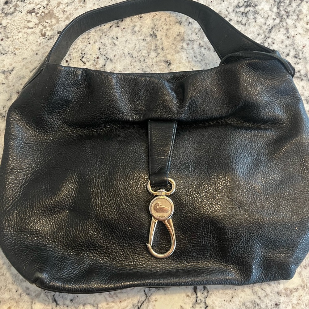Dooney & Bourke Black Leather Shoulder Bag